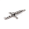 304 Stainless Steel Pendants X-STAS-E158-01AS-3