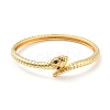 Bling Snake Cubic Zirconia Cuff Bangle BJEW-D448-02G-RS-2
