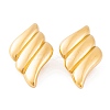 Ion Plating(IP) 304 Stainless Steel Stud Earrings for Women EJEW-L272-012G-1