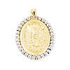 Rack Plating Brass Pendants KK-P269-14G-B-1