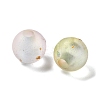 Frosted Transparent Acrylic Beads X1-OACR-F013-13A-2
