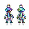 Rainbow Color Alloy Pendants PALLOY-S180-049-RS-2