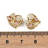 Brass Pave Cubic Zirconia Multi-strand Links ZIRC-F145-01G-02-3