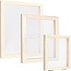 3Pcs 3 Style Wooden Paper Making DIY-FH0004-03-1