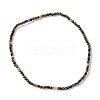2mm Natural Tiger Eye Faceted Round Beaded Stretch Bracelets for Women BJEW-JB10843-04-1