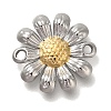 304 Stainless Steel Connector Charms STAS-P371-018PG-1