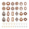 DIY Geometry Drop Earring Making Kit DIY-TA0003-79-2
