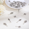 30Pcs 3 Styles Tibetan Style Alloy Pendants TIBEP-LP0001-23-1