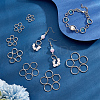   226Pcs 7 Styles 304 Stainless Steel Open Jump Rings STAS-PH0005-53-5