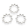 Tibetan Style Alloy Linking Rings PALLOY-T075-207AS-3