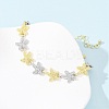 Brass Link Chain Bracelets for Women BJEW-G762-01GP-03-3