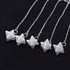 Chakra Natural Rose Quartz Dowsing Pendulums G-F516-01C-6
