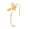 304 Stainless Steel Cuff Bangles for Women BJEW-F491-01G-01-2