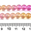 Baking Paint Transparent Glass Beads DGLA-M001-8mm-05-5