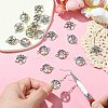 20Pcs 2 Styles Alloy Enamel Tree of Life Connector Charms FIND-CJ0001-62-5