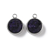 K9 Glass Rhinestone Pendants STAS-F123-26A-1