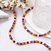 Synthetic Turquoise Beads Strands X-TURQ-G108-4x4mm-12-4