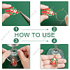 SUNNYCLUE DIY Christmas Wine Glass Charm Making Kits DIY-SC0018-88-4