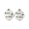 Tibetan Style Zinc Alloy Charms TIBEP-R334-316AS-RS-1