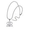 201 Stainless Steel Trinity Heart Pendant Box Chain Necklaces LS-NJEW-M010-01p-2