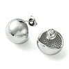 Non-Tarnish 304 Stainless Steel Round Stud Earrings EJEW-Z038-10P-2