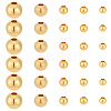   600Pcs 5 Style Brass Beads KK-PH0005-63-7