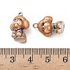 Alloy Enamel Pendants ENAM-F156-07P-03-3