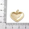 Valentine's Day Brass Red Enamel Pendants KK-D424-30C-G-3