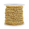 Ion Plating(IP) 304 Stainless Steel Cuban Link Chains CHS-E013-17C-G-3