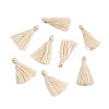 Polycotton(Polyester Cotton) Tassel Pendant Decorations LS-FIND-S228-30-3