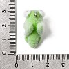 Flocking Opaque Resin Pendants RESI-G123-01O-3