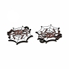 Rack Plating Halloween Alloy Enamel Pendants LS-FIND-G054-16EB-02-2