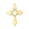 304 Stainless Steel Pendants STAS-K287-01G-1