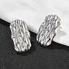 304 Stainless Steel Studs Earrings for Women EJEW-K306-27P-1