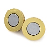 Brass Micro Pave Clear Cubic Zirconia Magnetic Clasps KK-A230-02B-G-2
