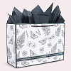 1Pc Flower Butterfly Paper Gift Tote Bags ABAG-SP0001-32-5