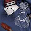2Pcs 2 Colors Bridal Pearl Mesh Veil Cloth Hair Bands MRMJ-GF0001-50B-4