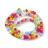 Glass Beads Strands EGLA-A034-M4mm-29-3