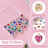 44Pcs 11 Colors Alloy Rhinestone Pendants ALRI-TA0001-27-5