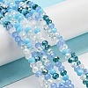 Glass Beads Strands EGLA-A034-M4mm-12-1