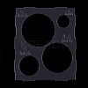 11 Holes Collapsible Plastic Balloon Sizer Box LS-TOOL-WH0119-25-2