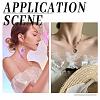 36Pcs 6 Colors Light Gold Alloy Resin Charms PALLOY-PH0001-82LG-4
