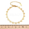 304 Stainless Steel Link Chain Bracelets for Women BJEW-P372-02B-G-3