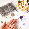 500Pcs 304 Stainless Steel Split Rings STAS-SP0001-66B-3