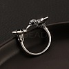 Brass Open Cuff Rings for Women PW-WG4C515-01-3