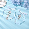 Alloy Oval Wedding Bouquet Pendant Decorations HJEW-JM02794-1