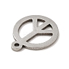 Non-Tarnish 201 Stainless Steel Pendants STAS-P312-04P-3