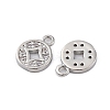 Brass Micro Pave Cubic Zirconia Pendants KK-P289-01P-3