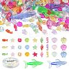 DIY Sea Animal Transparent Acrylic Beaded Bracelets Jewelry Making Kits DIY-YW0010-61-1