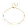 Brass Cable Chain Bracelets for Women BJEW-N032-08F-G-2